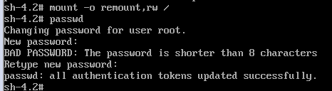 RHEL7恢复root密码