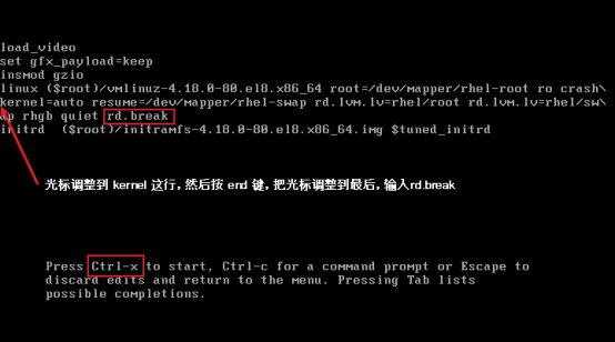 rhel8/centos8 重置root密码